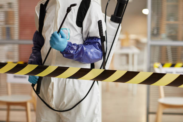 Professional Blood Cleanup technician working in Weirsdale, FL